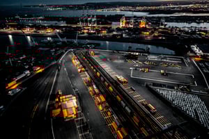 Supply Chain at night